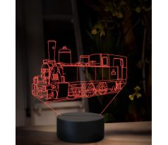 Beling 3D lampa, Parná lokomotíva radu 314.3, 16 farebná SXQ34