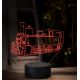 Beling 3D lampa, Parná lokomotíva radu 314.3, 16 farebná SXQ34