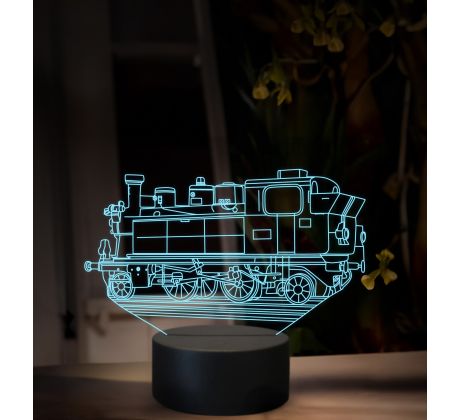 Beling 3D lampa, Parný rušeň 22.0, 16 farebná SXQ35