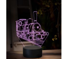 Beling 3D lampa, Parný rušeň 210.0, 16 farebná SXQ36