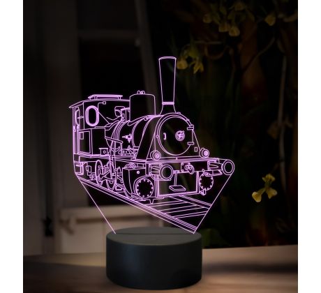Beling 3D lampa, Parný rušeň 210.0, 16 farebná SXQ36