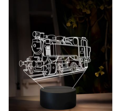 Beling 3D lampa, Parný rušeň 213.9, 16 farebná SXQ37