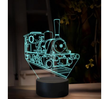 Beling 3D lampa, Parný rušeň 310.4 ''Kafemlejnek'', 16 farebná SXQ38