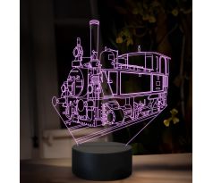 Beling 3D lampa, Parný rušeň 310.4 ''Kafemlejnek'', 16 farebná SXQ39