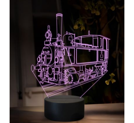 Beling 3D lampa, Parný rušeň 310.4 ''Kafemlejnek'', 16 farebná SXQ39