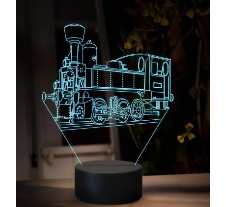 Beling 3D lampa, Parný rušeň  310.0 ''Kafemlejnek'', 16 farebná SXQ40