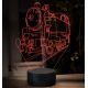 Beling 3D lampa, Parný rušeň 312.0, 16 farebná SXQ41