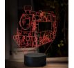 Beling 3D lampa, Parný rušeň 313.9, 16 farebná SXQ43