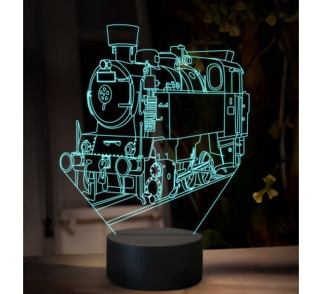 Beling 3D lampa, Parný rušeň 313.9, 16 farebná SXQ43