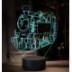 Beling 3D lampa, Parný rušeň 313.9, 16 farebná SXQ43
