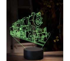 Beling 3D lampa, Parný rušeň 555.0, 16 farebná SXQ45