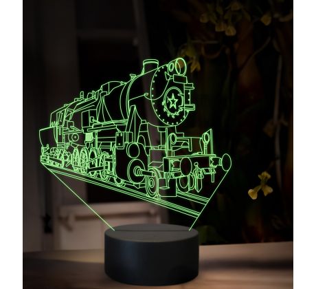 Beling 3D lampa, Parný rušeň 555.0, 16 farebná SXQ45