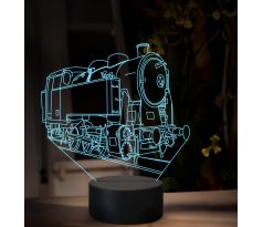 Beling 3D lampa, Parný rušeň CP600, 16 farebná SXQ46