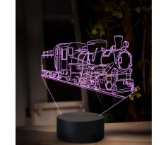 Beling 3D lampa, Parný rušeň Kč 4 Škoda, 16 barevná SXQ47