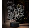 Beling 3D lampa, Parný rušeň U34.9, 16 farebná SXQ48