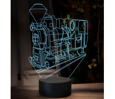 Beling 3D lampa, Parný rušeň U34.9, 16 farebná SXQ48