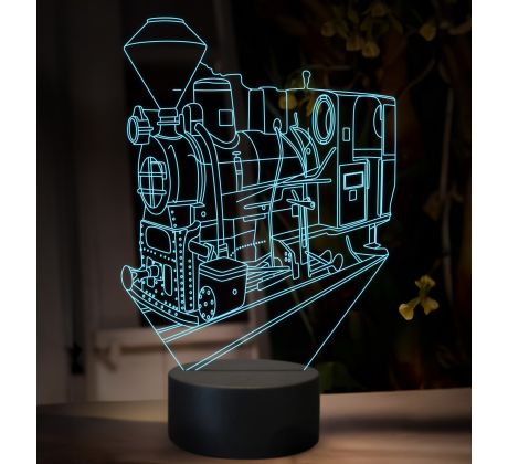 Beling 3D lampa, Parný rušeň U34.9, 16 farebná SXQ48
