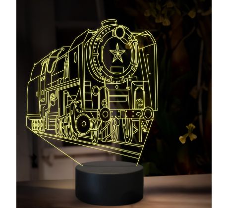 Beling 3D lampa, Rušeň 556.0 Štoker, 16 farebná SXQ49