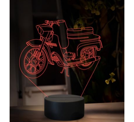 Beling 3D lampa, Jawa 50 typ 05, 16 farebná ZZ73