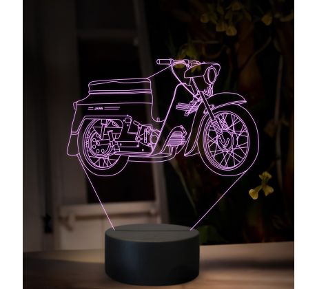 Beling 3D lampa, Jawa 50 typ 20, 16 farebná ZZ74