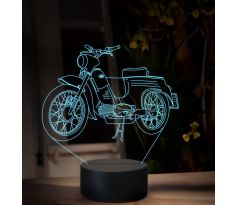 Beling 3D lampa, Jawa 50 typ 555, 16 farebná ZZ77