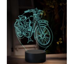 Beling 3D lampa, JAWA 100 Robot, 16 farebná ZZ78