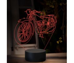 Beling 3D lampa, JAWA 175 Villiers, 16 farebná ZZ79