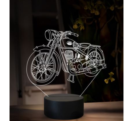 Beling 3D lampa, JAWA 250 Duplex Block, 16 farebná ZZ80