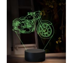 Beling 3D lampa, Jawa 500 OHC Typ 15, 16 farebná ZZ85