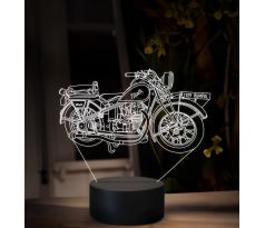 Beling 3D lampa, Jawa 500 OHV Rumpál, 16 farebná ZZ87