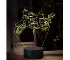 Beling 3D lampa, Jawa Cezeta 175, 16 farebná ZZ89