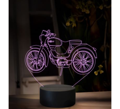 Beling 3D lampa, JAWA Jawetta, 16 farebná ZZ90