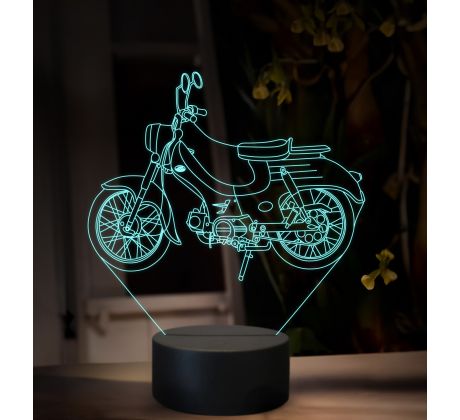 Beling 3D lampa, Jawa New Pionier 555, 16 farebná ZZ91