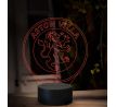 Beling 3D lampa, Aston Villa FC, 16 farebná TZ27