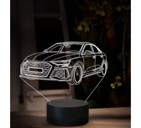 Beling 3D lampa, Audi RS3, 16 farebná, VBN24