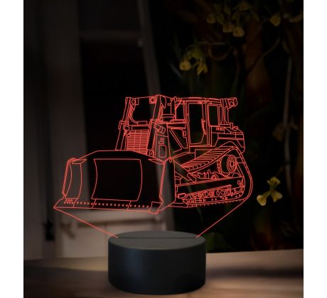 Beling 3D lampa, Caterpillar D8T, 16 farebná, BA01