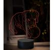 Beling 3D lampa, Pes s loptou, 16 farebná, OR36
