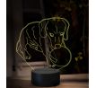 Beling 3D lampa, Pes s loptou, 16 farebná, OR36