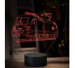 Beling 3D lampa, Elektrický rušeň Siemens ES-64-U2-(1), 16 barevná, SXQ51