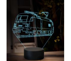 Beling 3D lampa, Elektrický rušeň Siemens ES-64-U2-(1), 16 barevná, SXQ51