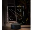 Beling 3D lampa, Game logo dota 2, 16 farebná, JRV3