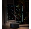 Beling 3D lampa, Game logo dota 2, 16 farebná, JRV3