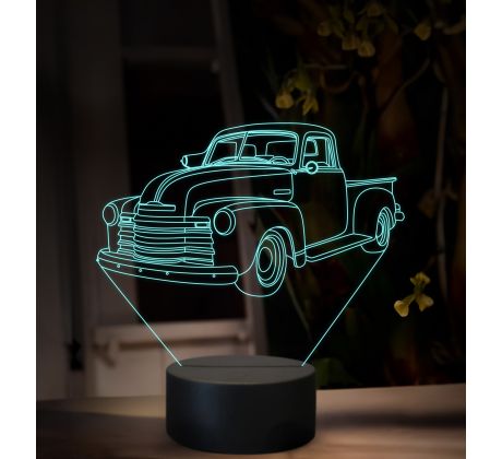 Beling 3D lampa, Chevrolet 3100, 16 farebná, Y3