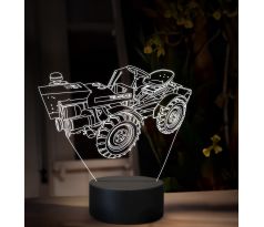 Beling 3D lampa, TZ-4K-12, 16 farebná, U56