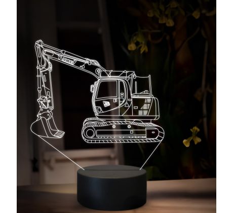 Beling 3D lampa, JCB-130-LC-T4, 16 farebná, BA2