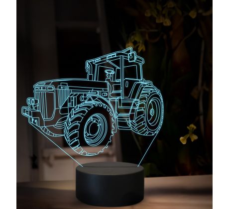 Beling 3D lampa, John deere 8100, 16 farebná, U57