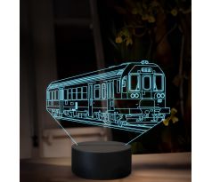 Beling 3D lampa, Motorový rušeň 843018-3, 16 farebná, SXR54