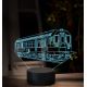 Beling 3D lampa, Motorový rušeň 843018-3, 16 farebná, SXR54