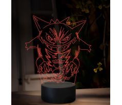 Beling 3D lampa, Nouveau, 16 farebná, 9VJV6