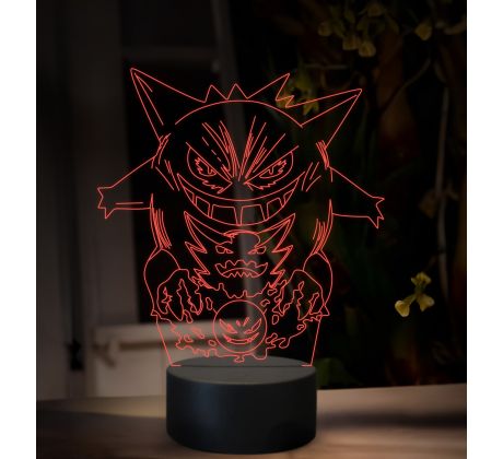 Beling 3D lampa, Nouveau, 16 farebná, 9VJV6